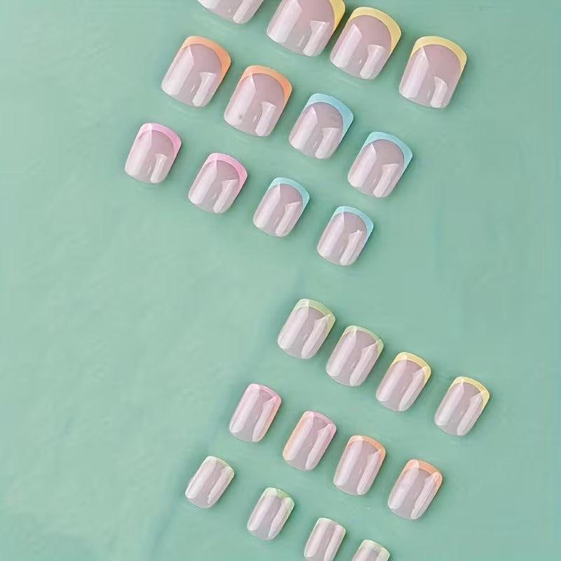 Colorful French Tip