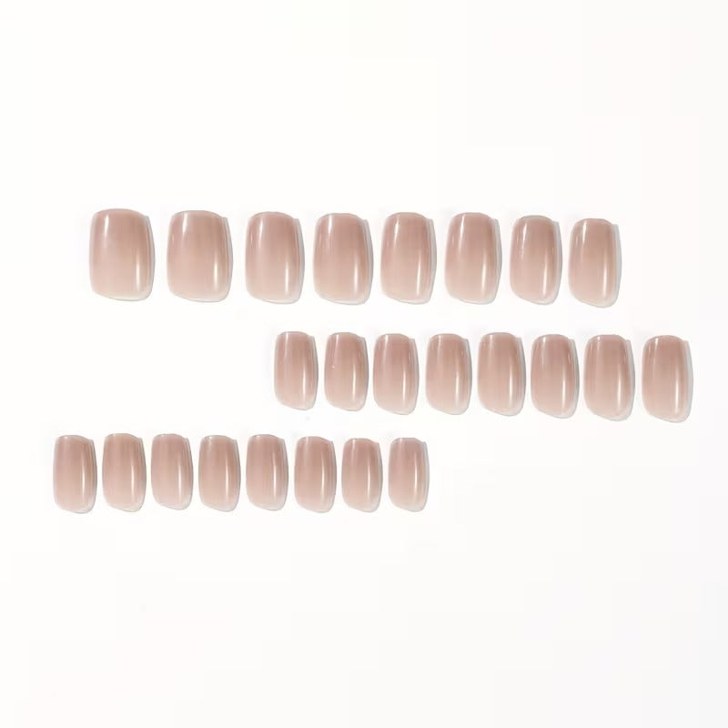 Glossy Square Press On Nails