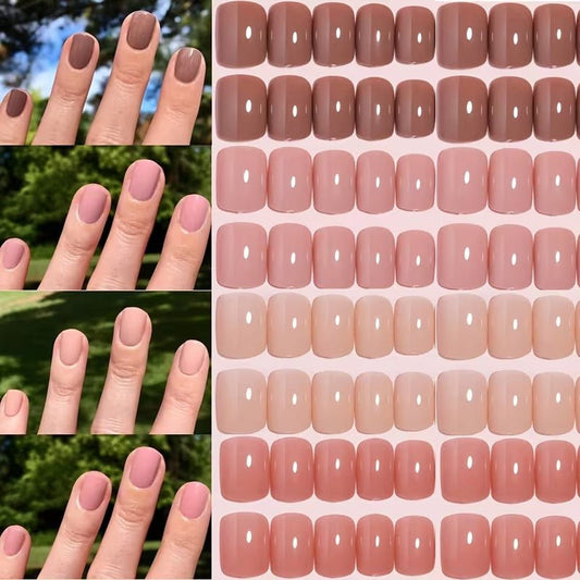 Square Press On Nails - 4 Colors - Nuvanail