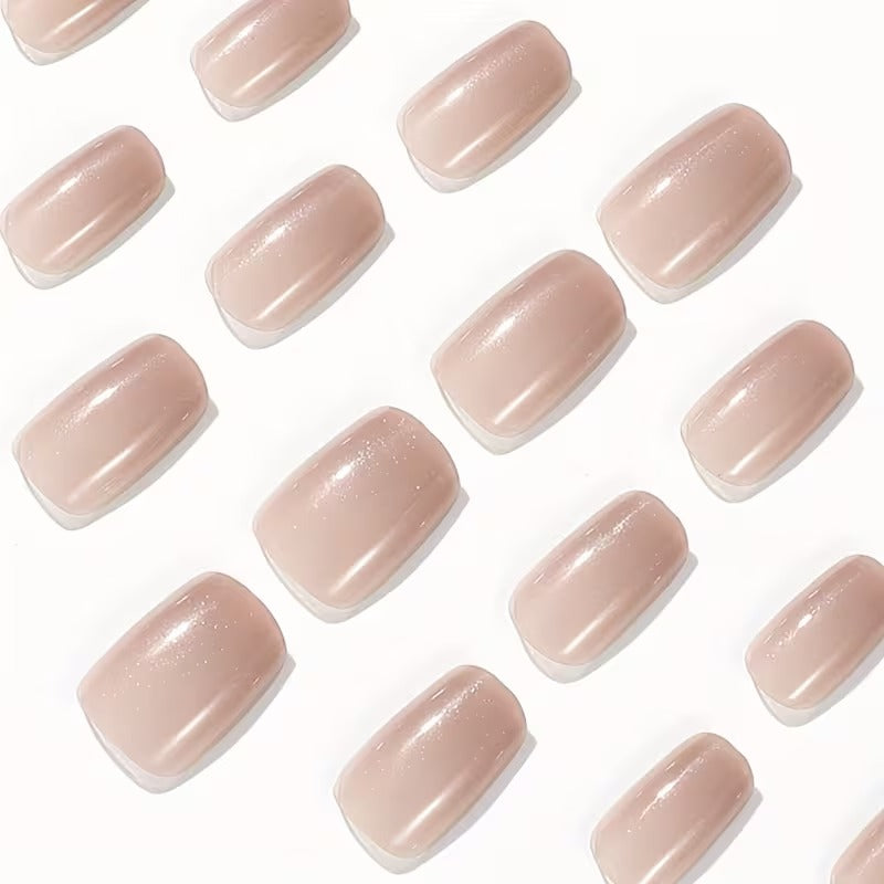 Glossy Square Press On Nails