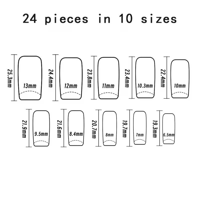 Hello Kitty Press on Nails - 24pcs