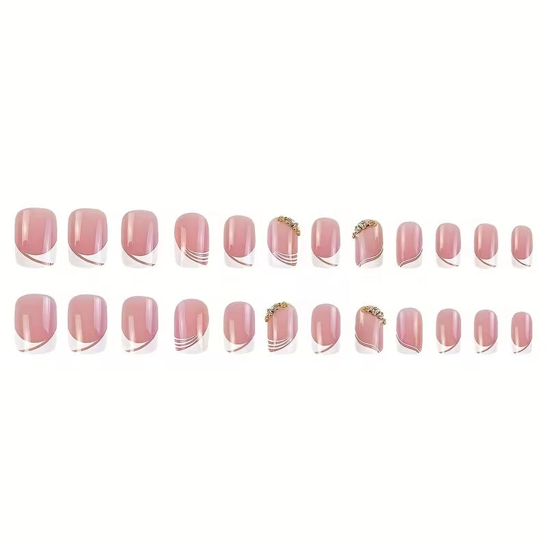 Pink & White French Style