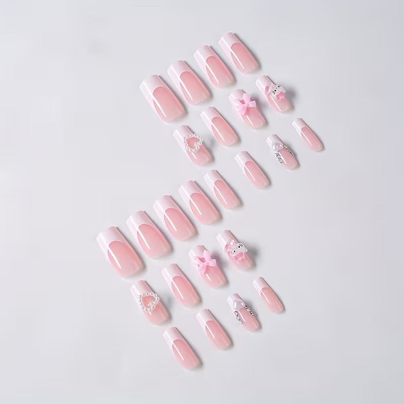 Hello Kitty Press on Nails - 24pcs