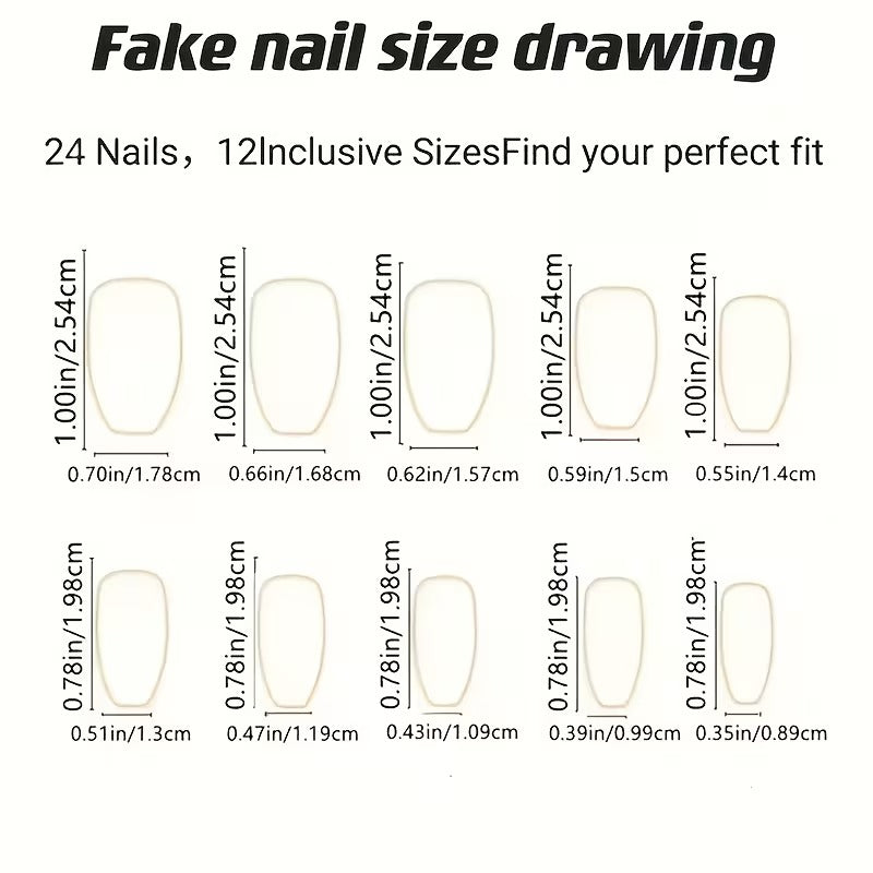 Camellia Rose Press-on Nail Set