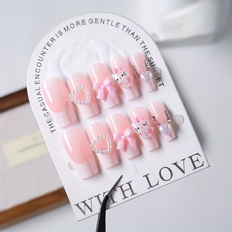 Hello Kitty Press on Nails - 24pcs