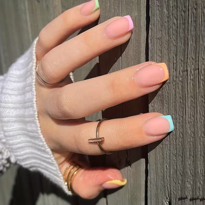 Colorful French Tip