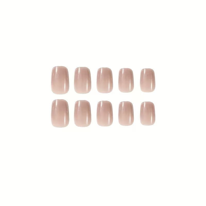 Glossy Square Press On Nails